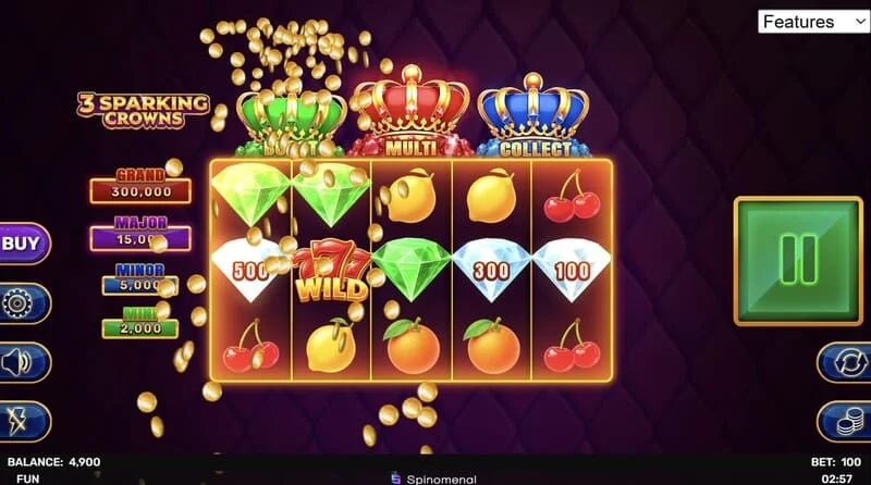 3 Sparking Crowns fitim Wild